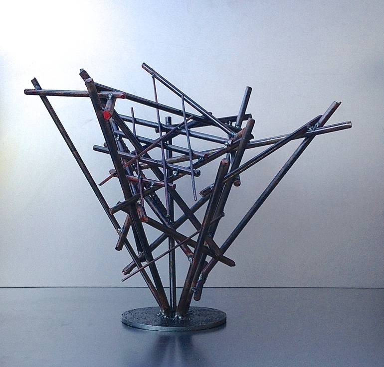 Original Abstract Sculpture by Omar Wysong