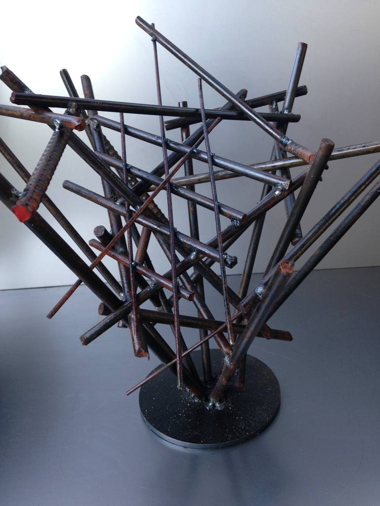 Original Abstract Expressionism Abstract Sculpture by Omar Wysong