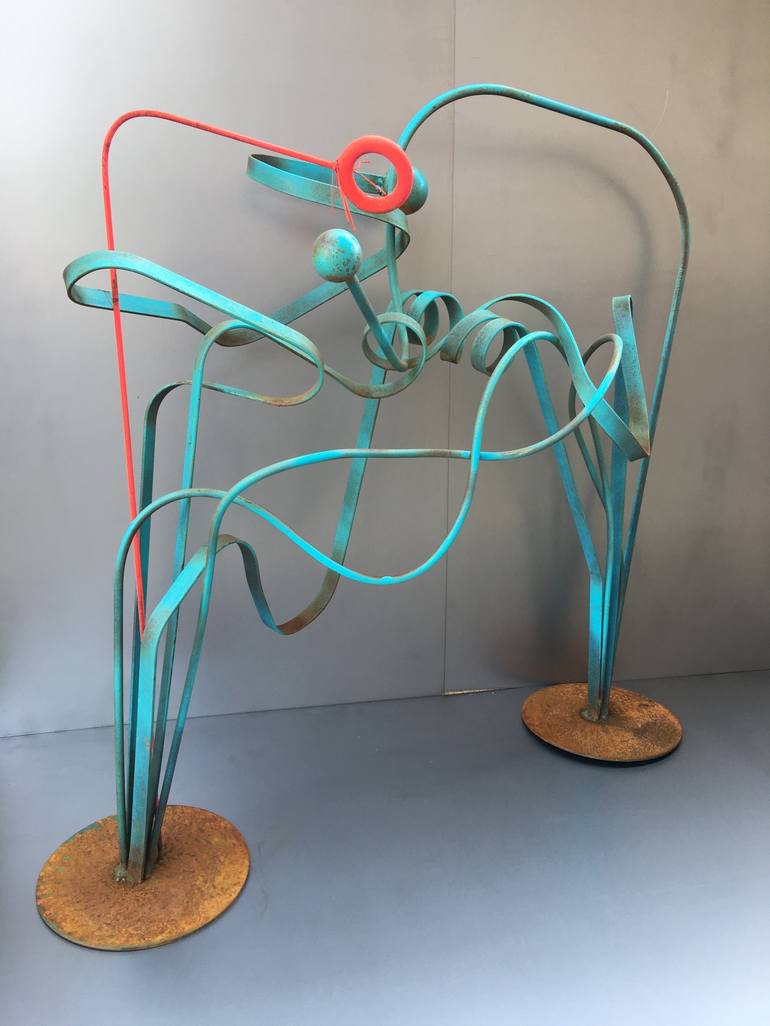 Original Abstract Sculpture by Omar Wysong