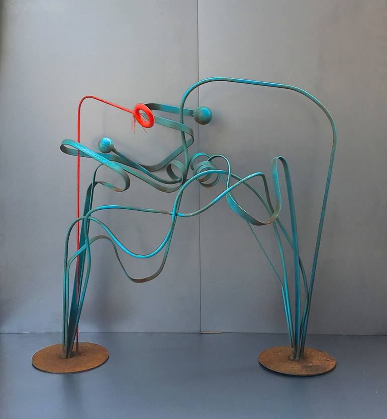 Original Abstract Sculpture by Omar Wysong