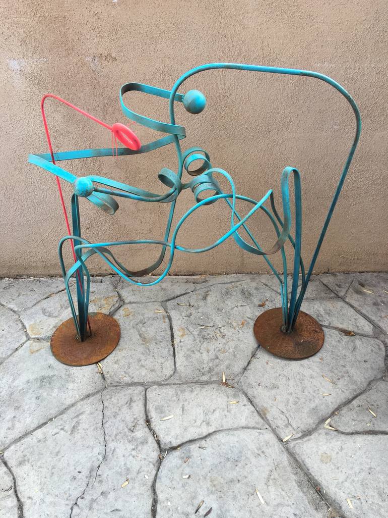 Original Abstract Sculpture by Omar Wysong