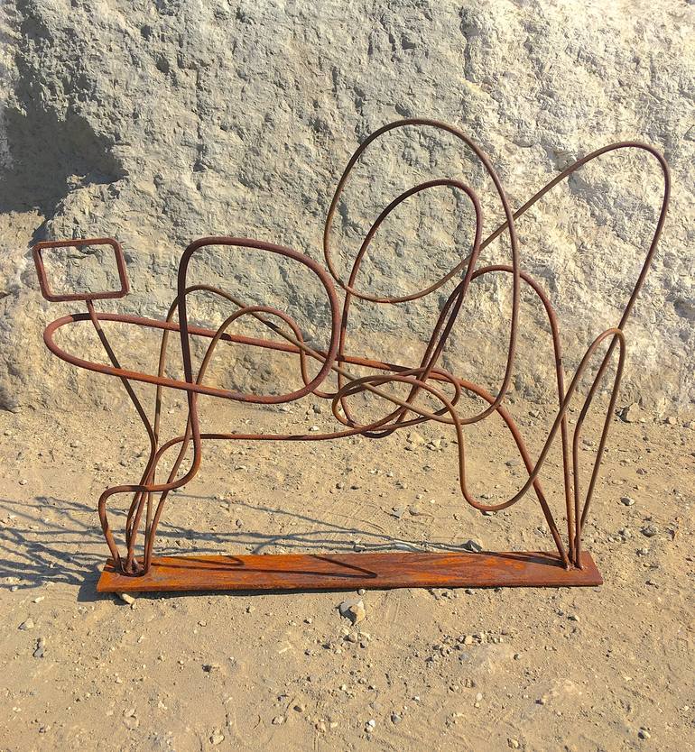 Original Abstract Sculpture by Omar Wysong