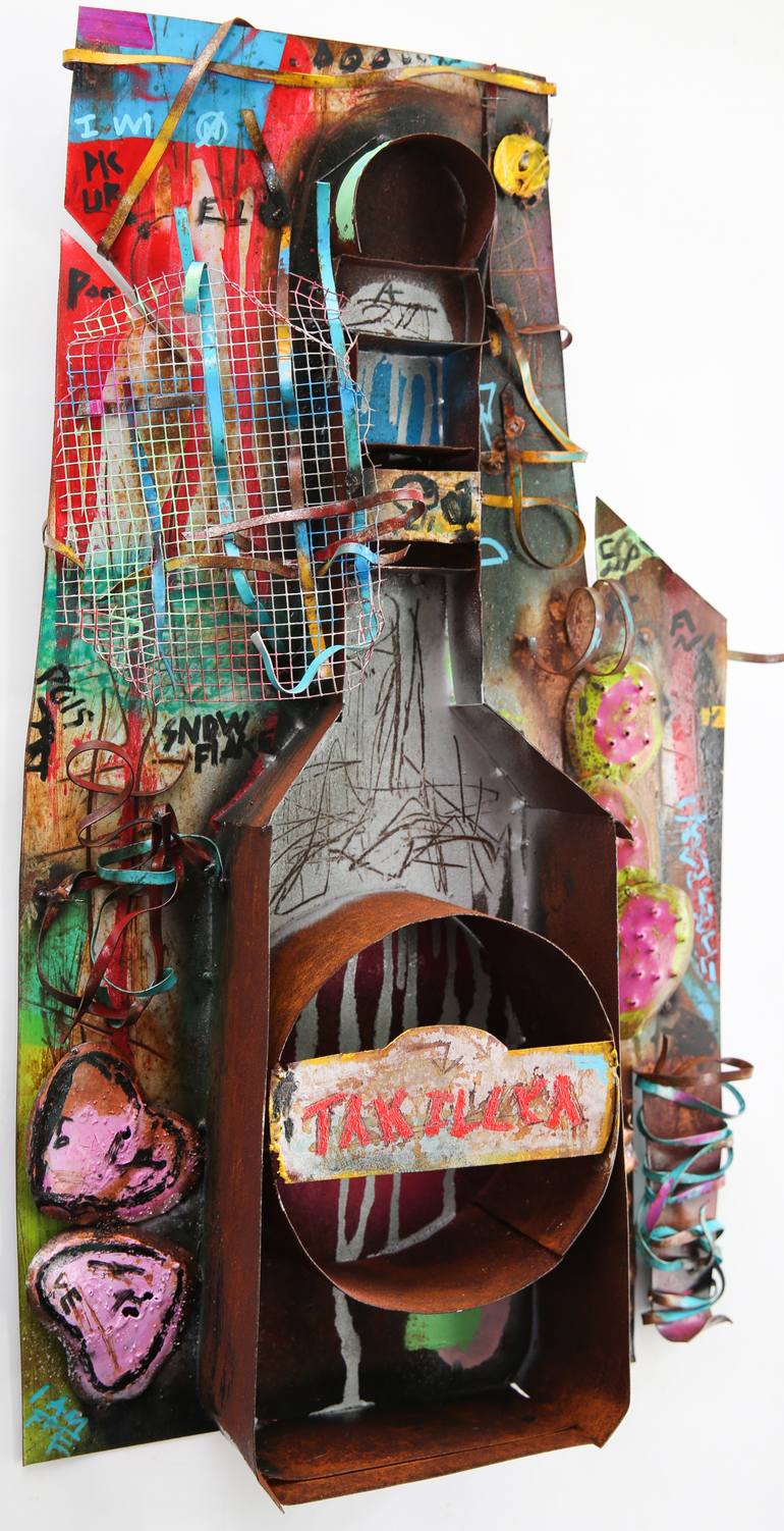 Original Abstract Expressionism Abstract Sculpture by Omar Wysong