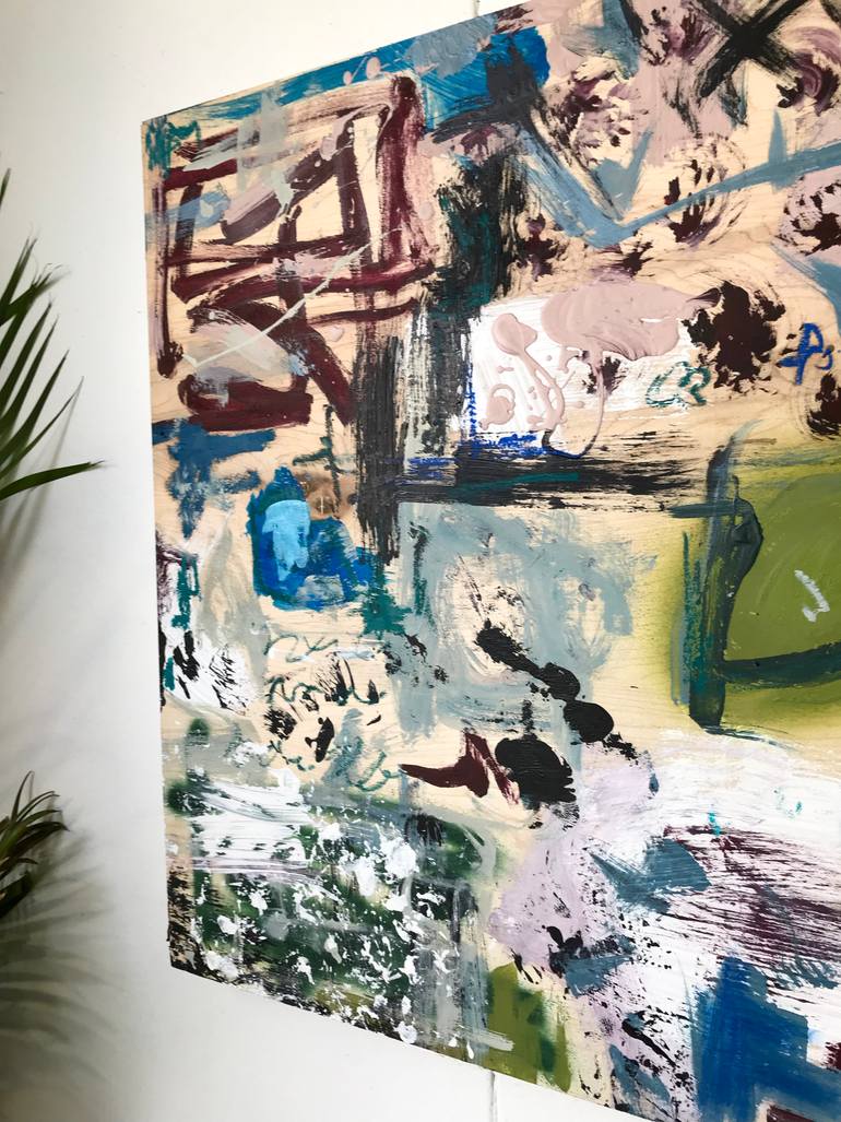 Original Abstract Expressionism Abstract Painting by Omar Wysong