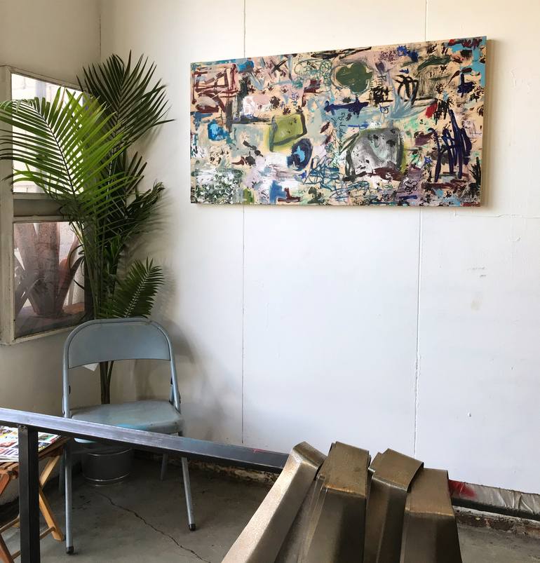 Original Abstract Expressionism Abstract Painting by Omar Wysong