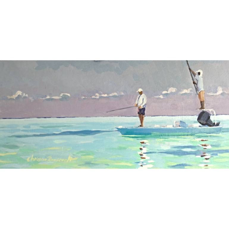 Bahamas Bone Fishing Painting By Christine Roosevelt Saatchi Art