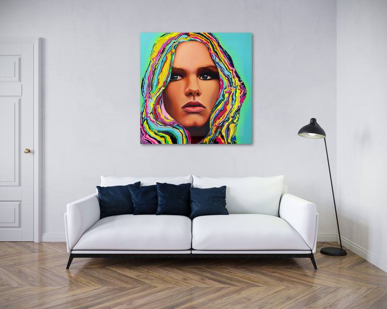 Original Fine Art Portrait Painting by YELIZA ART