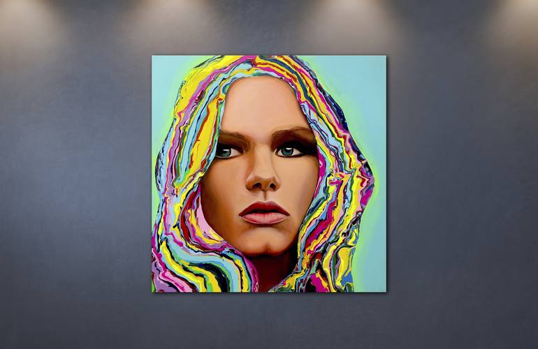 Original Fine Art Portrait Painting by YELIZA ART