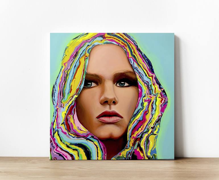 Original Fine Art Portrait Painting by YELIZA ART