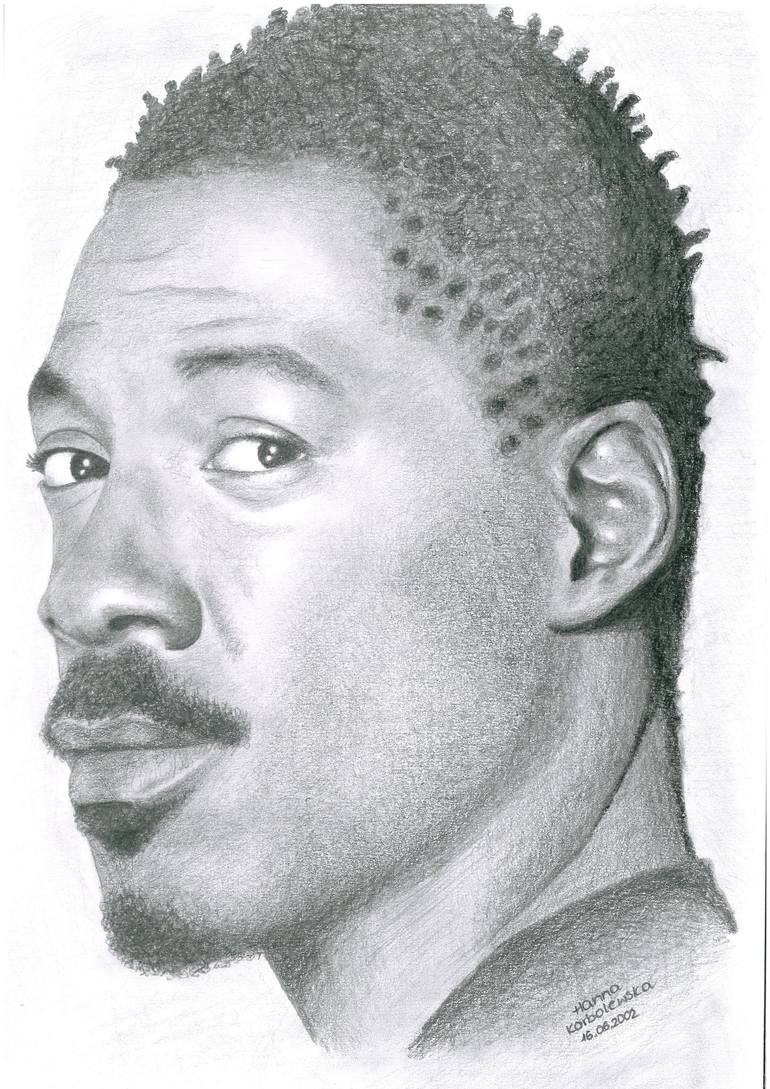 Eddie Murphy Drawing by Hanna Spychalska | Saatchi Art