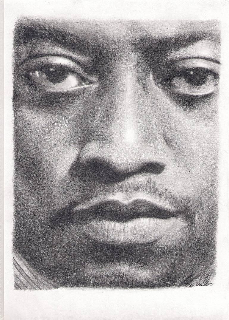 Omar Epps Drawing by Hanna Spychalska | Saatchi Art