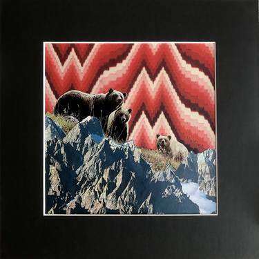 Original Conceptual Animal Collage by Myriam O
