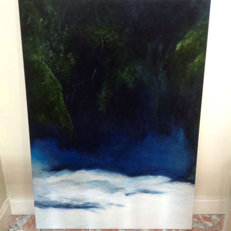 Original Impressionism Water Painting by Myriam O