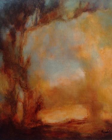 Original Impressionism Tree Paintings by Myriam O