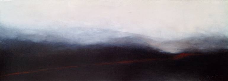 Original Abstract Landscape Painting by Myriam O