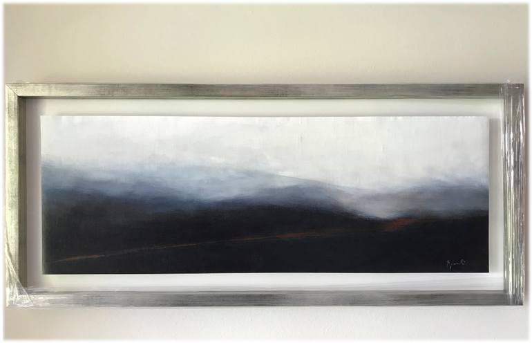 Original Abstract Landscape Painting by Myriam O