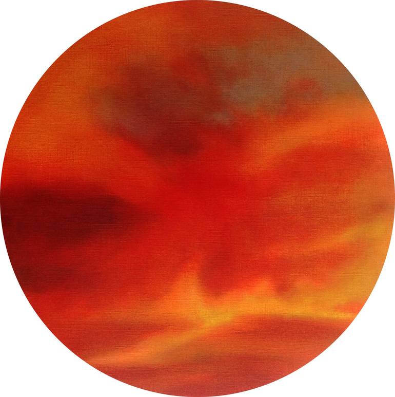 Original Impressionism Abstract Painting by Myriam O