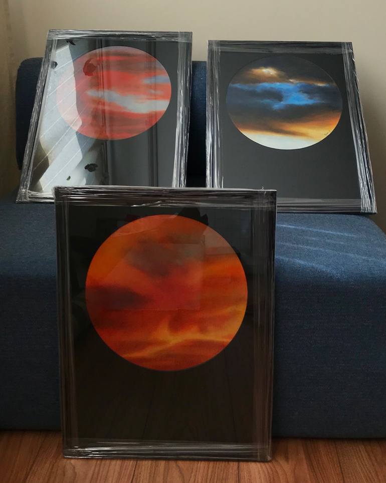 Original Impressionism Abstract Painting by Myriam O