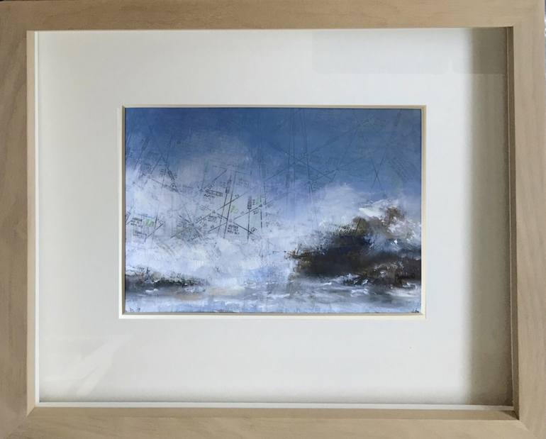 Original Impressionism Seascape Painting by Myriam O