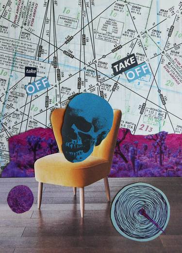 Original Conceptual Humor Collage by Myriam O