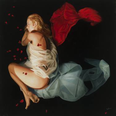 Original Figurative Women Paintings by Chris Dellorco