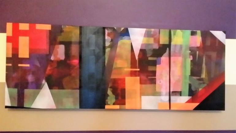 Original Modern Abstract Painting by S MN