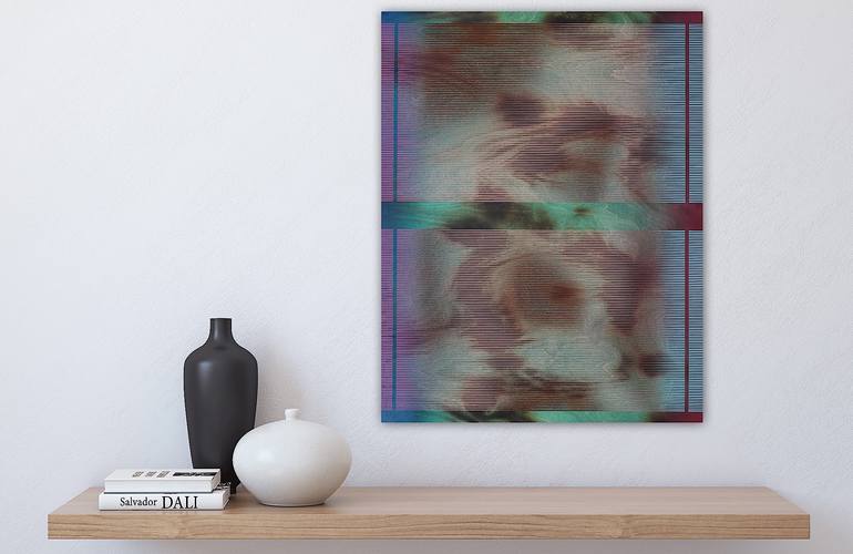 Original Art Deco Abstract Painting by Melisa Taylor