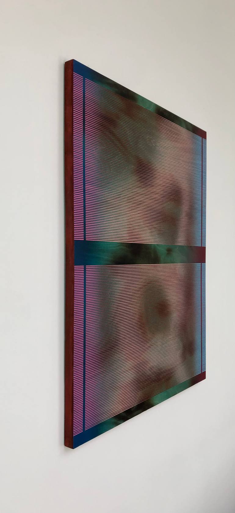 Original Art Deco Abstract Painting by Melisa Taylor