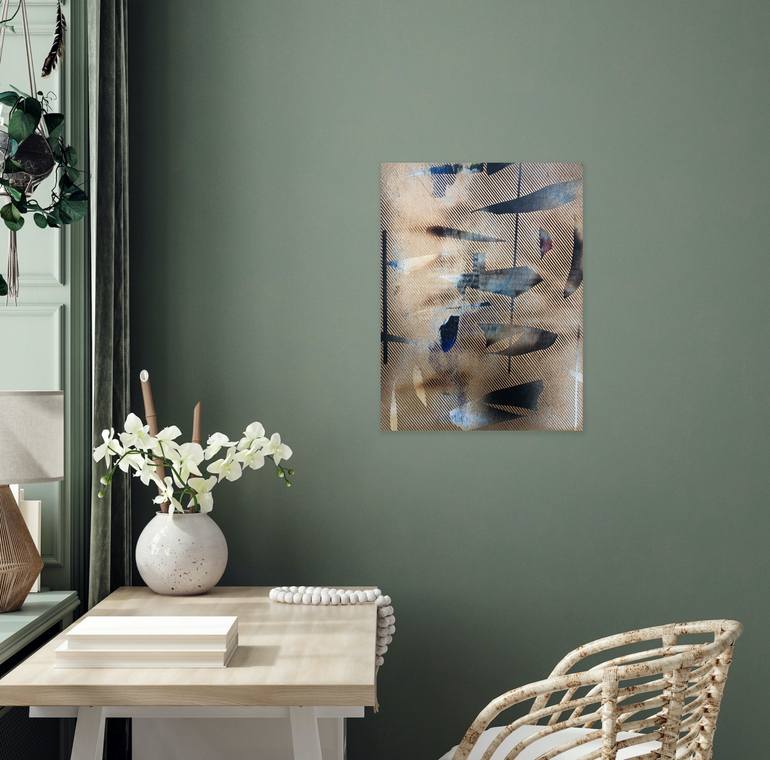 Original Art Deco Abstract Painting by Melisa Taylor