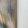 Painting on plywood panel, wired ready-to-hang