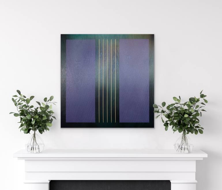 Original Abstract Geometric Painting by Melisa Taylor