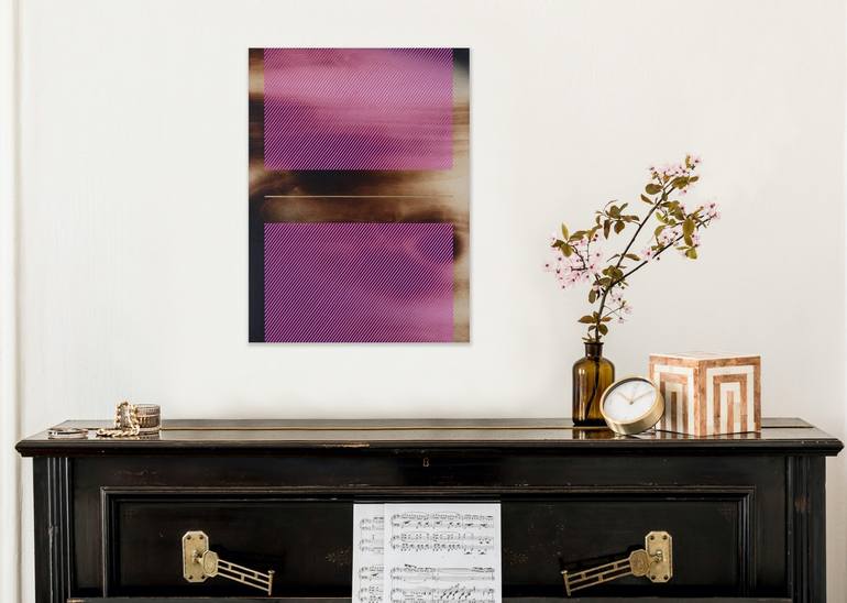 Original Geometric Abstract Painting by Melisa Taylor