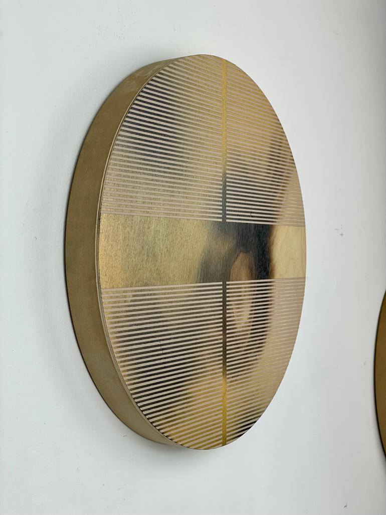 Original Abstract Geometric Painting by Melisa Taylor