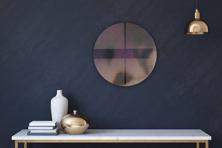 Original Abstract Geometric Painting by Melisa Taylor