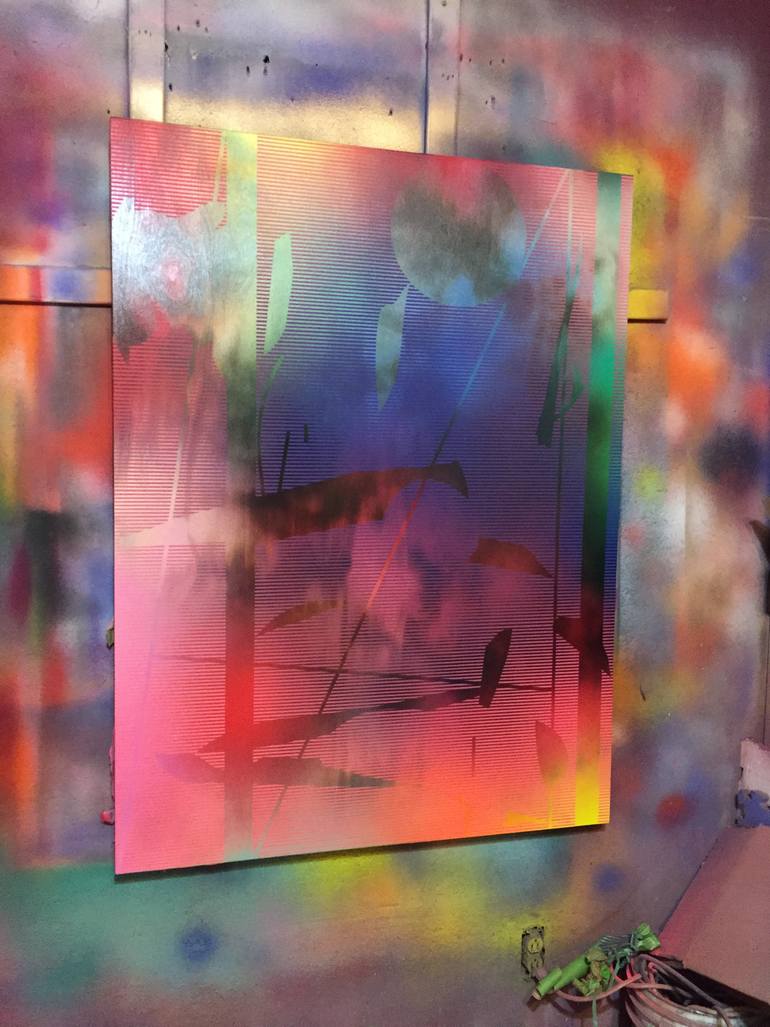 Original Abstract Geometric Painting by Melisa Taylor
