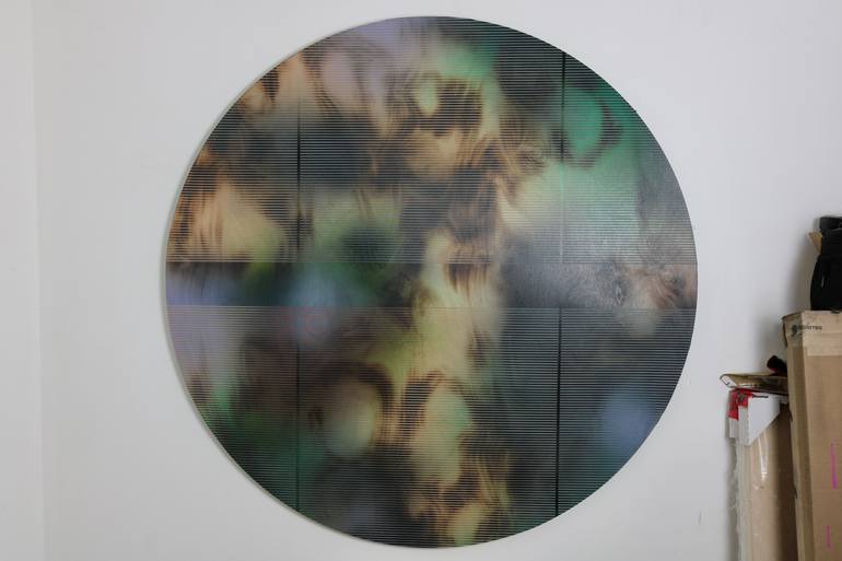 Original Geometric Abstract Painting by Melisa Taylor