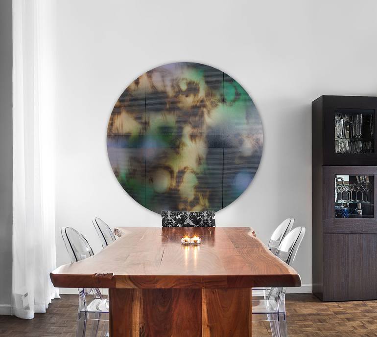 Original Geometric Abstract Painting by Melisa Taylor