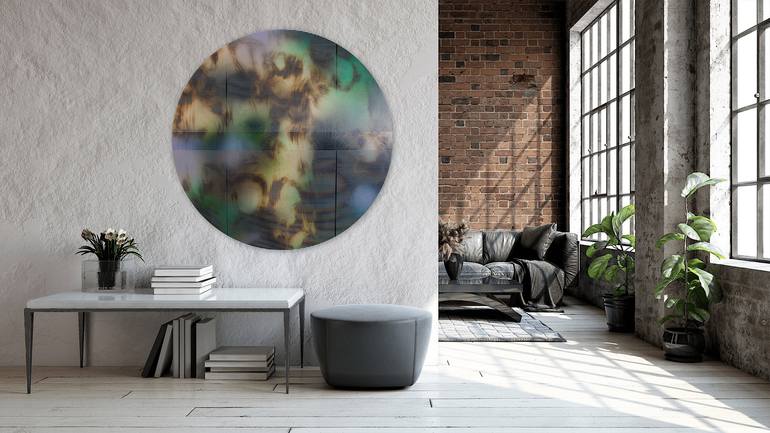 Original Geometric Abstract Painting by Melisa Taylor