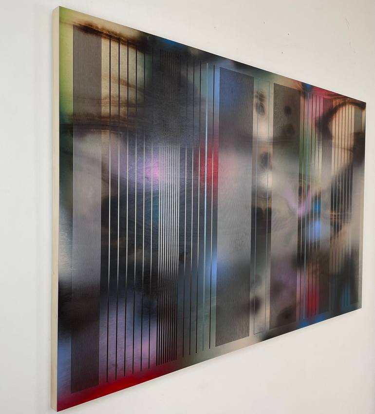 Original Geometric Abstract Painting by Melisa Taylor