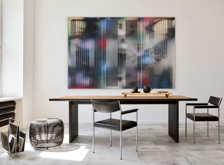 Original Geometric Abstract Painting by Melisa Taylor