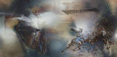 Original Abstract Nature Mixed Media by Melisa Taylor