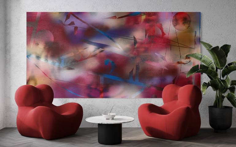 Original Abstract Patterns Painting by Melisa Taylor
