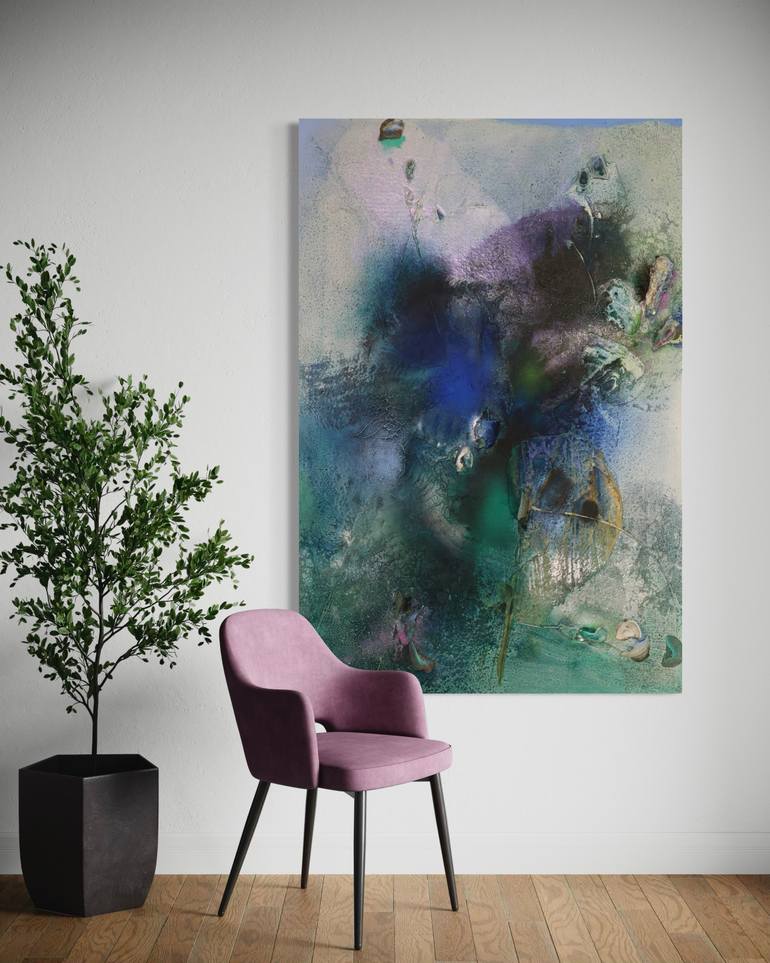 Original Color Field Painting Abstract Painting by Melisa Taylor