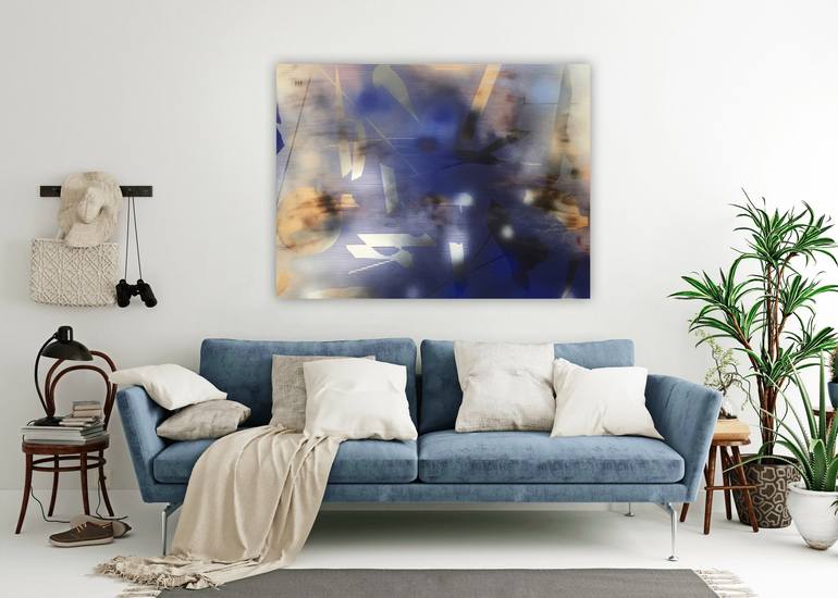 Original Abstract Geometric Painting by Melisa Taylor