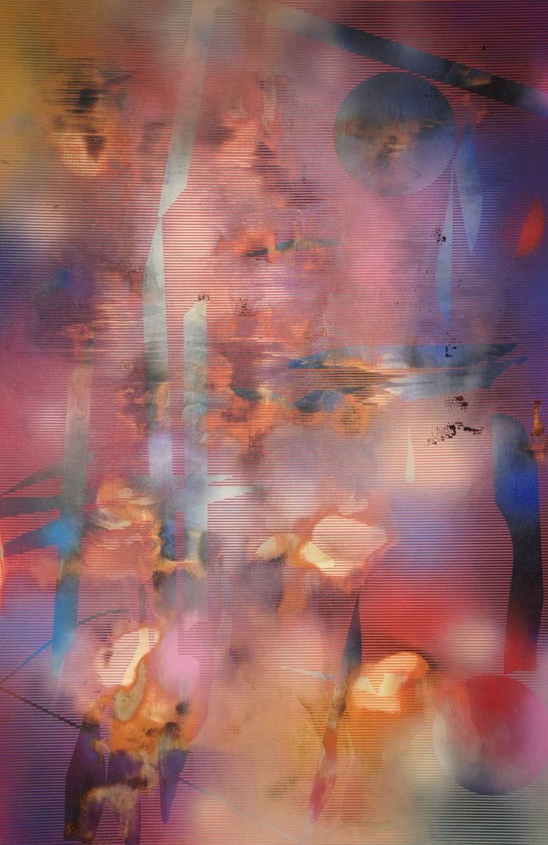 Original Abstract Expressionism Abstract Painting by Melisa Taylor