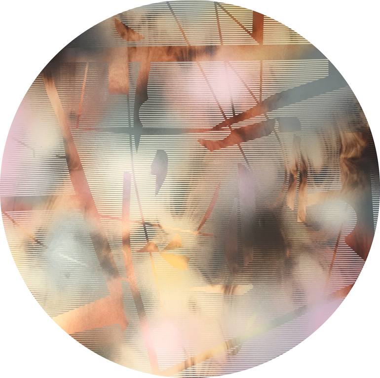 Original Art Deco Abstract Painting by Melisa Taylor