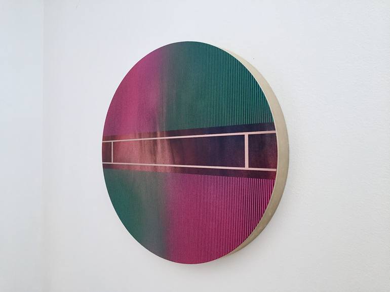 Original Abstract Geometric Painting by Melisa Taylor