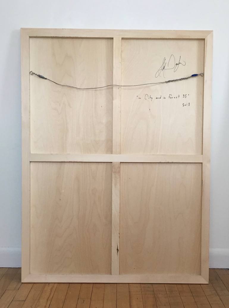 Original Art Deco Abstract Painting by Melisa Taylor