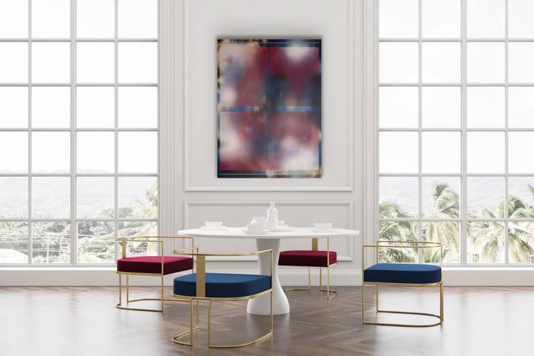 Original Art Deco Abstract Painting by Melisa Taylor