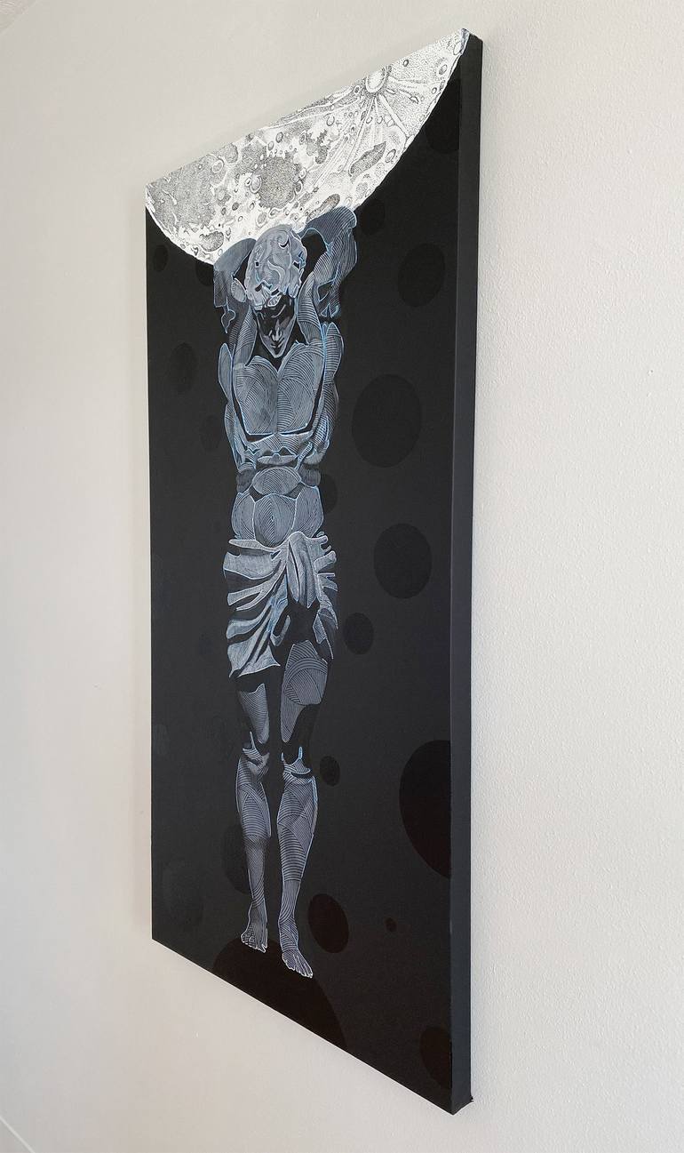 Original Abstract Body Painting by Antonio Cruz